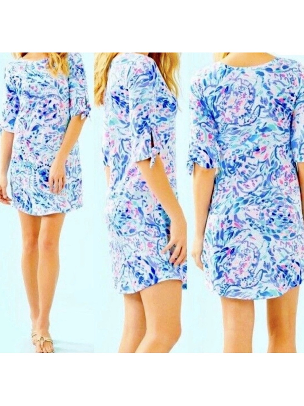 Lilly Pulitzer Preston Tie Sleeve Party
Wave Dress